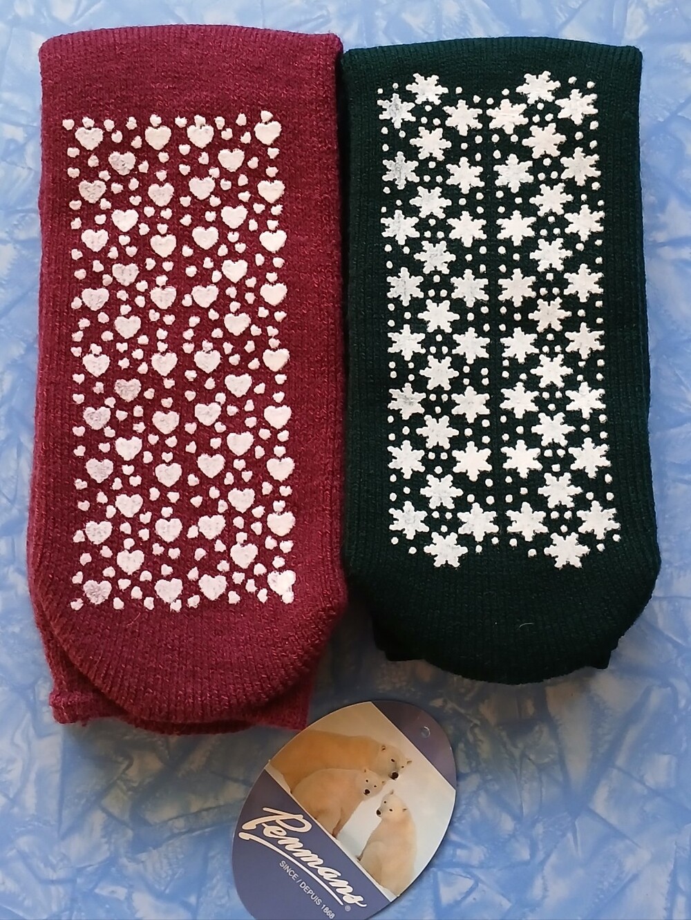 2 Pair Penmans Slipper Socks NWOT Ladies 9-11